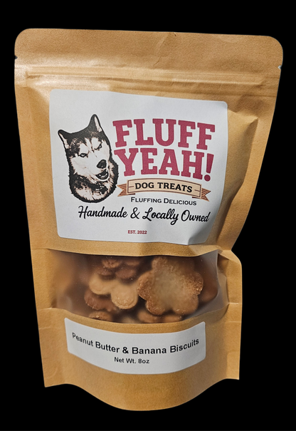 Peanut Butter & Banana Biscuits