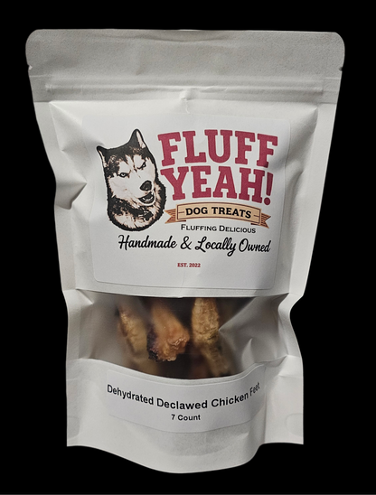 Declawed Chicken Feet - Dehydrated